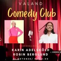 Evenemang: Comedy Club | Karin Adelsköld & Robin Berglund
