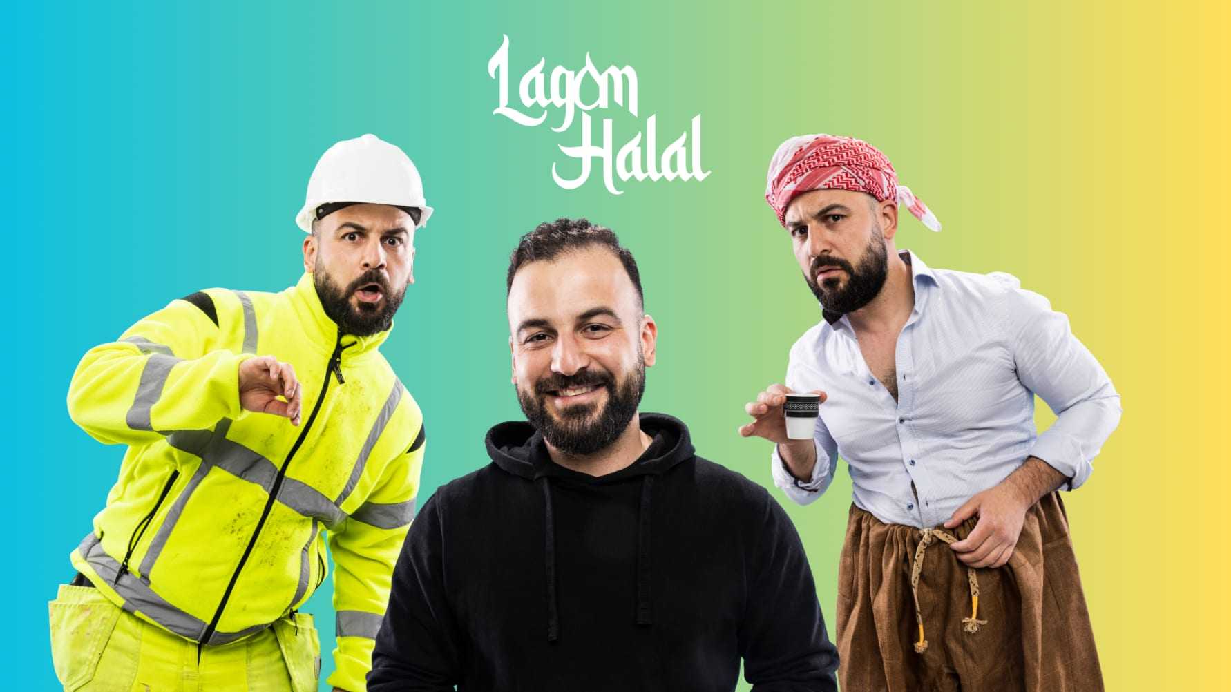 Med över en halv miljon följare i sociala medier – Diyari på vårturné med humorshowen Lagom Halal